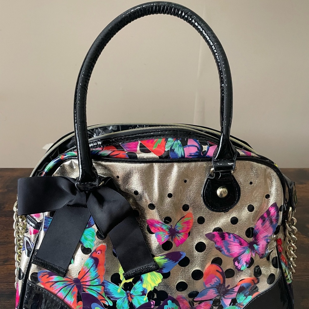 Colorful Butterfly Print Women's Bag